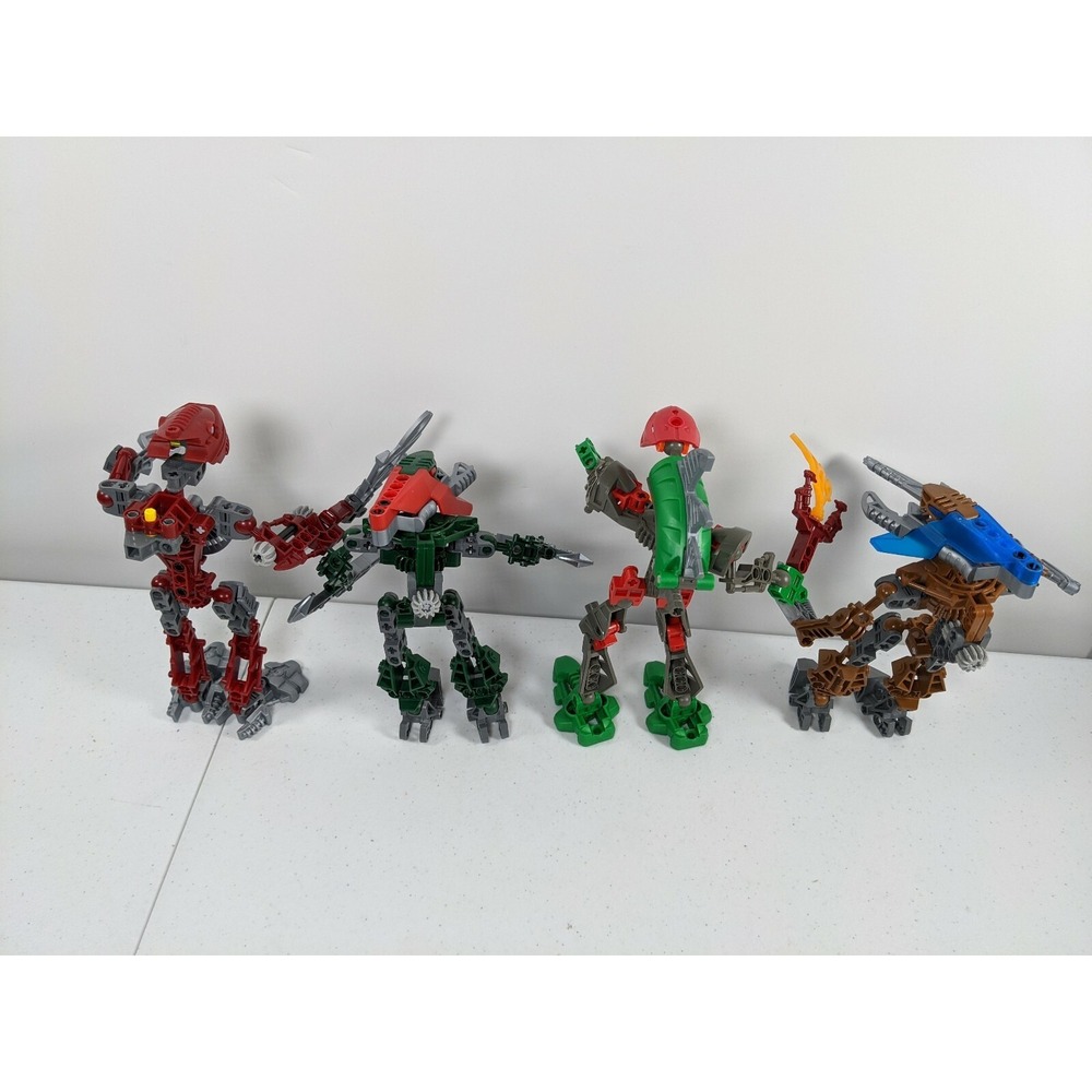 Lot of 4 Lego Bionicle Figures Collectible different characters build - Picture 10 of 12